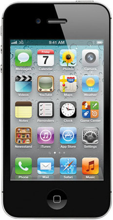 Смартфон Apple iPhone 4S 64Gb Black - Анжеро-Судженск