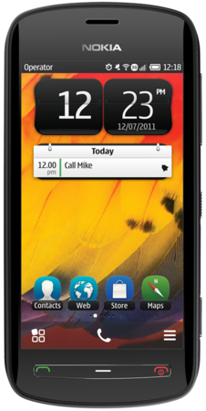 Смартфон Nokia 808 PureView Black - Анжеро-Судженск