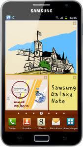 Смартфон Samsung Galaxy Note GT-N7000 Blue - Анжеро-Судженск