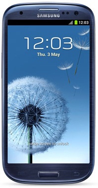 Смартфон Samsung Galaxy S3 GT-I9300 16Gb Pebble blue - Анжеро-Судженск